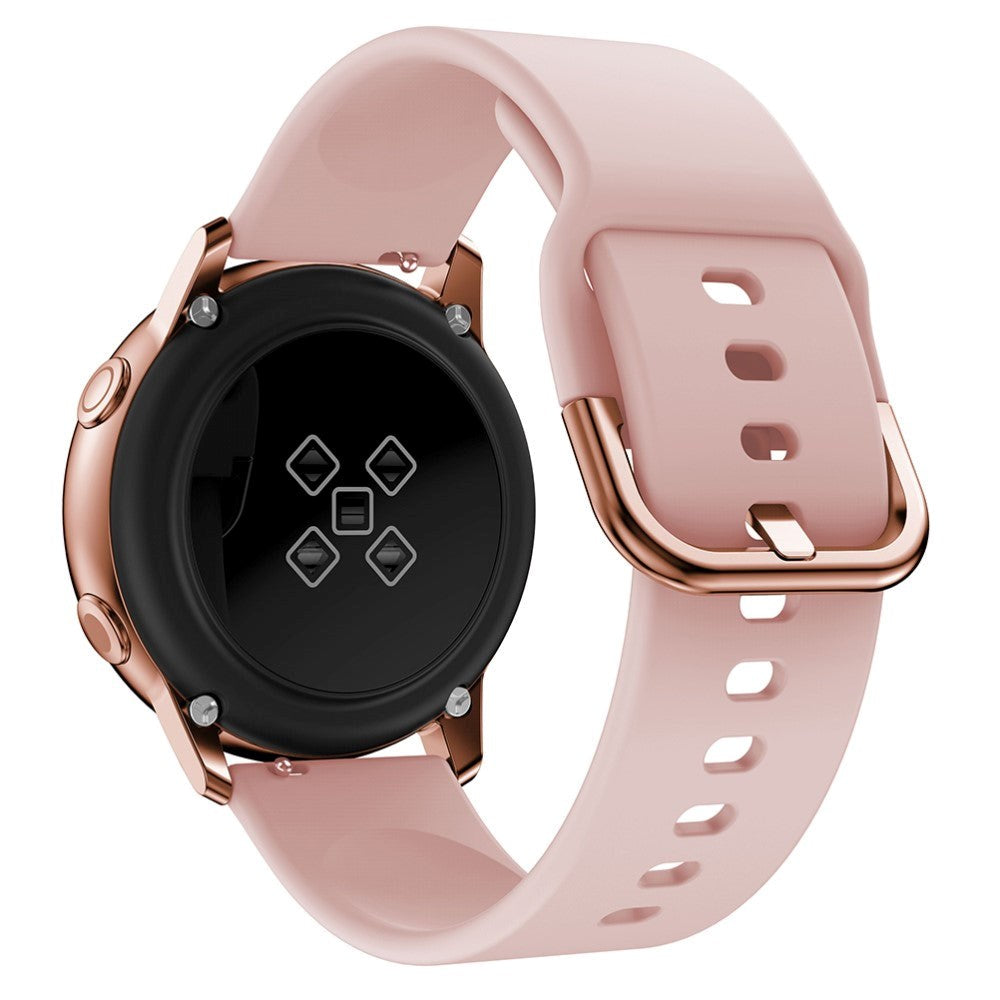 Smartwatch -silikonrem (20 mm) - rosa