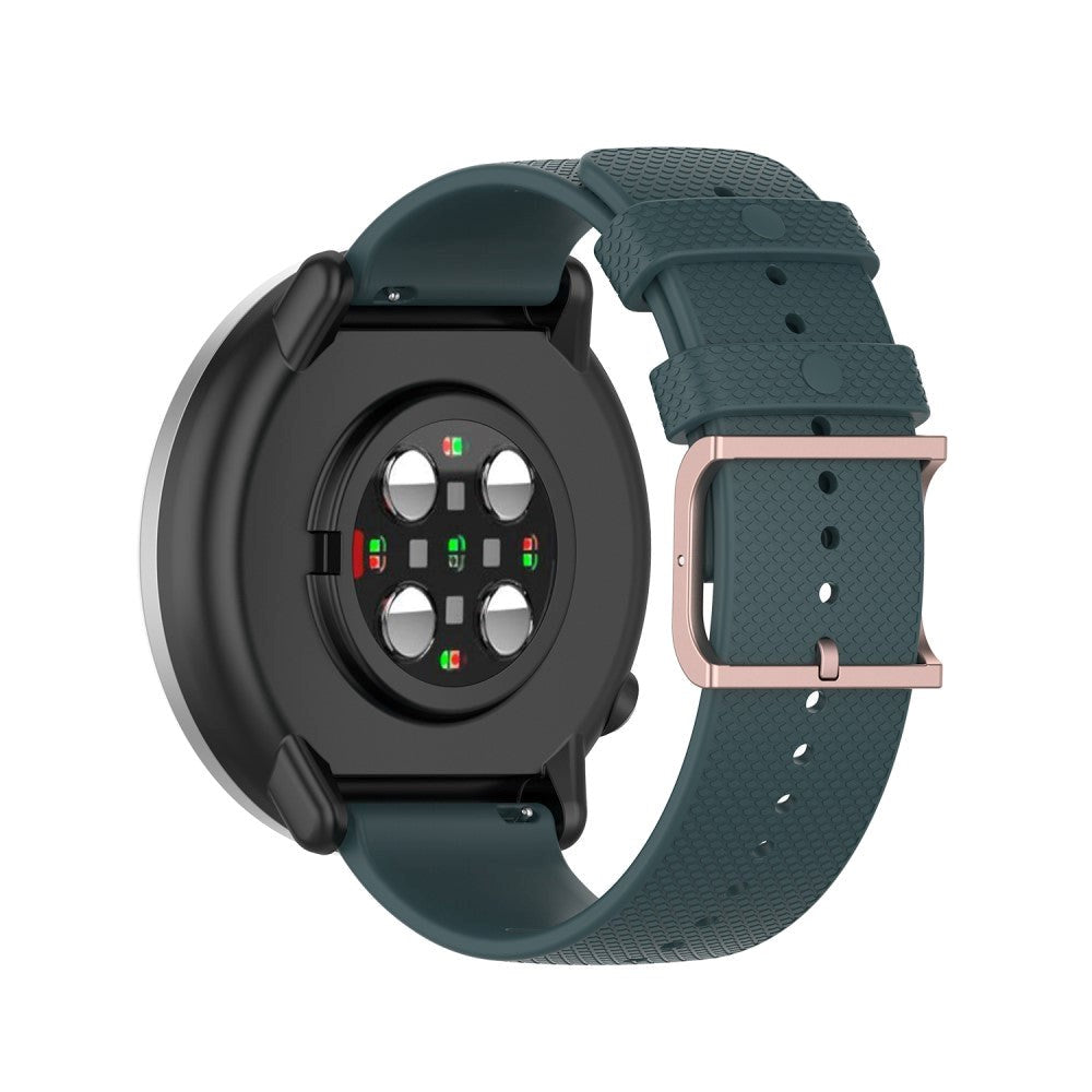 Smartwatch Silicone Strap (20mm) rutig - grön