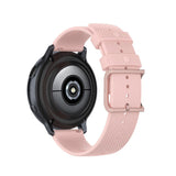 Smartwatch -silikonrem (20 mm) prickad - rosa / rosaguld