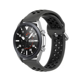 Universal Smartwatch Two -Color Silicone Strap (20mm) - Svart