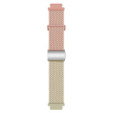Universal 18mm EIDERWOOD Vävd Klockrem - Rosa / Beige