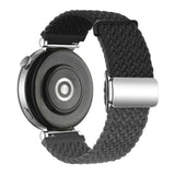 Universal 18mm EIDERWOOD Vävd Klockrem - Svart / Grå
