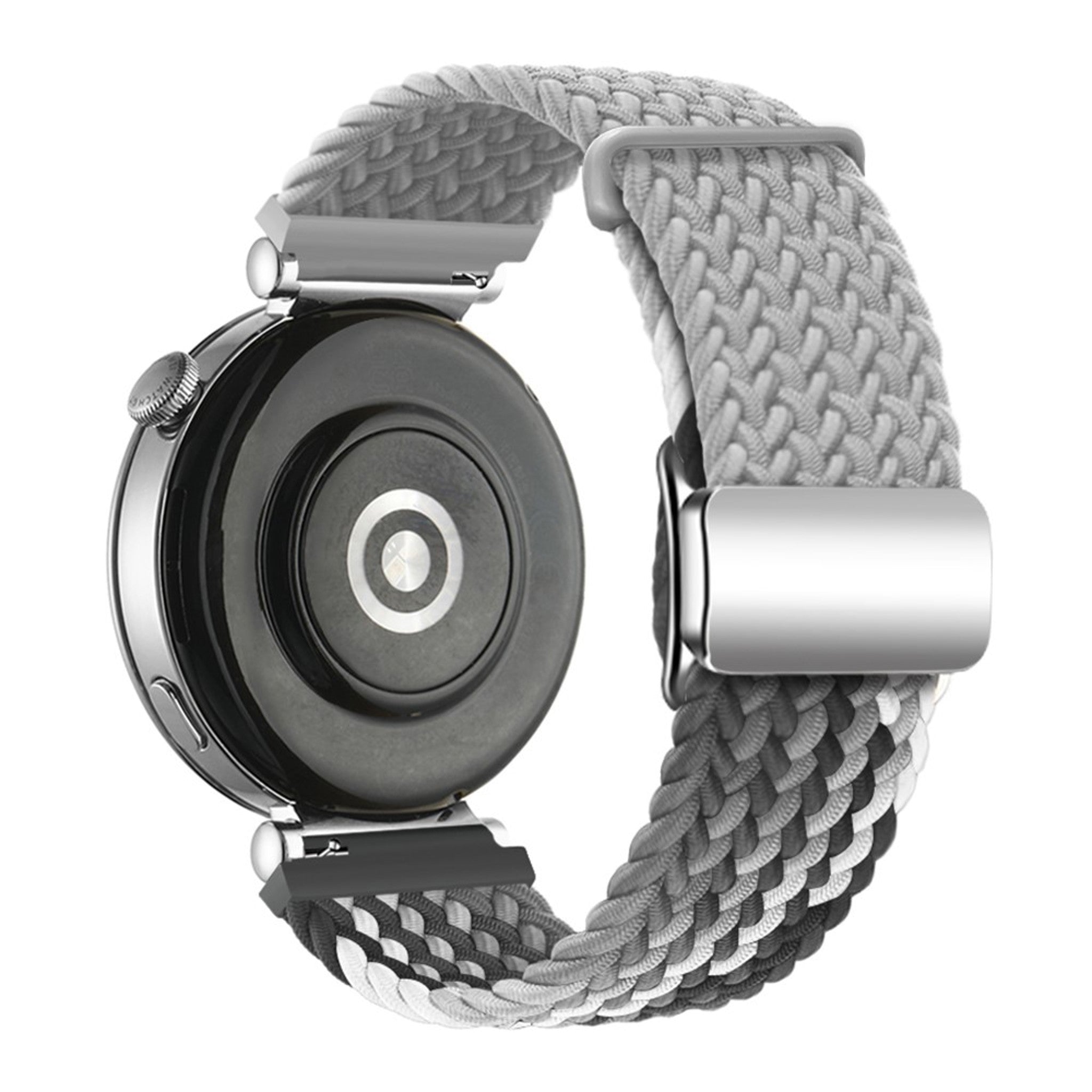 Universal 18mm EIDERWOOD Vävd Klockrem - Grå