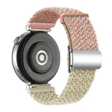 Universal 18mm EIDERWOOD Vävd Klockrem - Konfetti Rosa / Beige