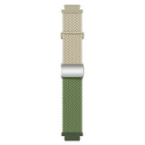 Universal 18mm EIDERWOOD Vävd Klockrem - Beige / Grön