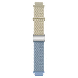 Universal 18mm EIDERWOOD Vävd Klockrem - Beige / Blå