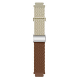 Universal 18mm EIDERWOOD Vävd Klockrem - Beige / Brun