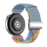 Universal 18mm EIDERWOOD Vävd Klockrem - Blå / Multi