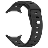 EIDERWOOD Samsung Galaxy Watch Ultra (47mm) Silikonarmband med Spänne - Svart