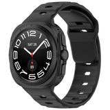 EIDERWOOD Samsung Galaxy Watch Ultra (47mm) Silikonarmband med Spänne - Svart