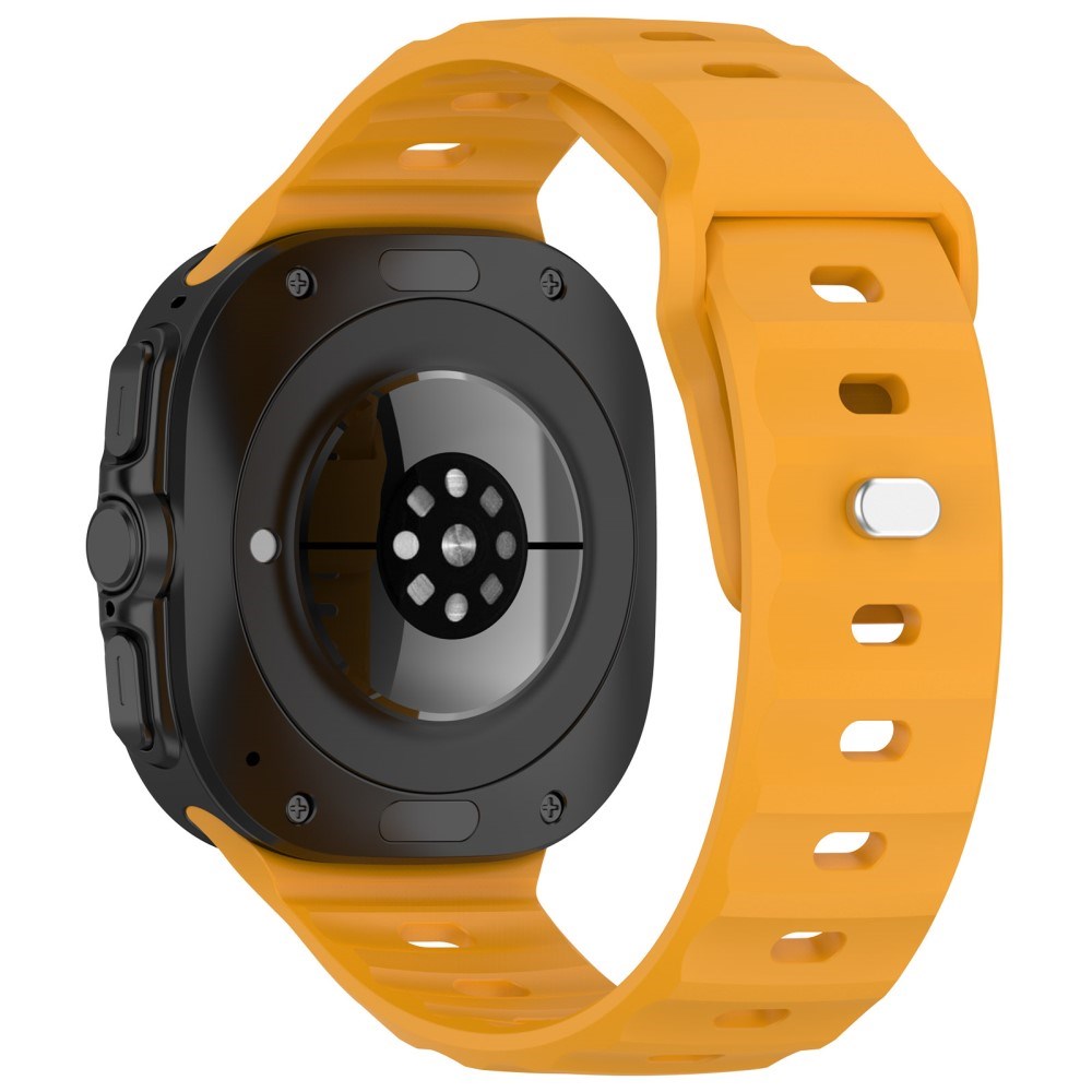 EIDERWOOD Samsung Galaxy Watch Ultra (47mm) Silikonarmband med Spänne - Orange