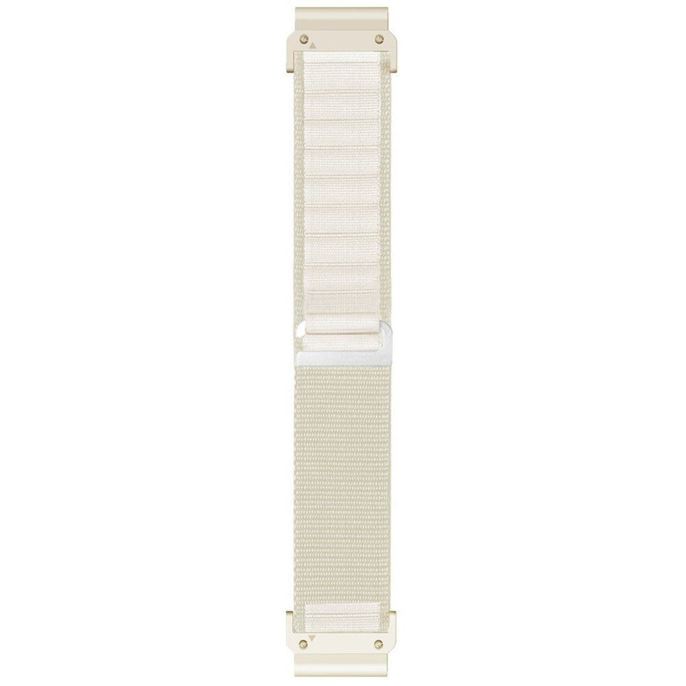 Universal Garmin 22mm QuickFit EIDERWOOD Nylon Rem - Vit