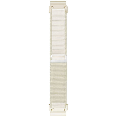 Universal Garmin 22mm QuickFit EIDERWOOD Nylon Rem - Vit