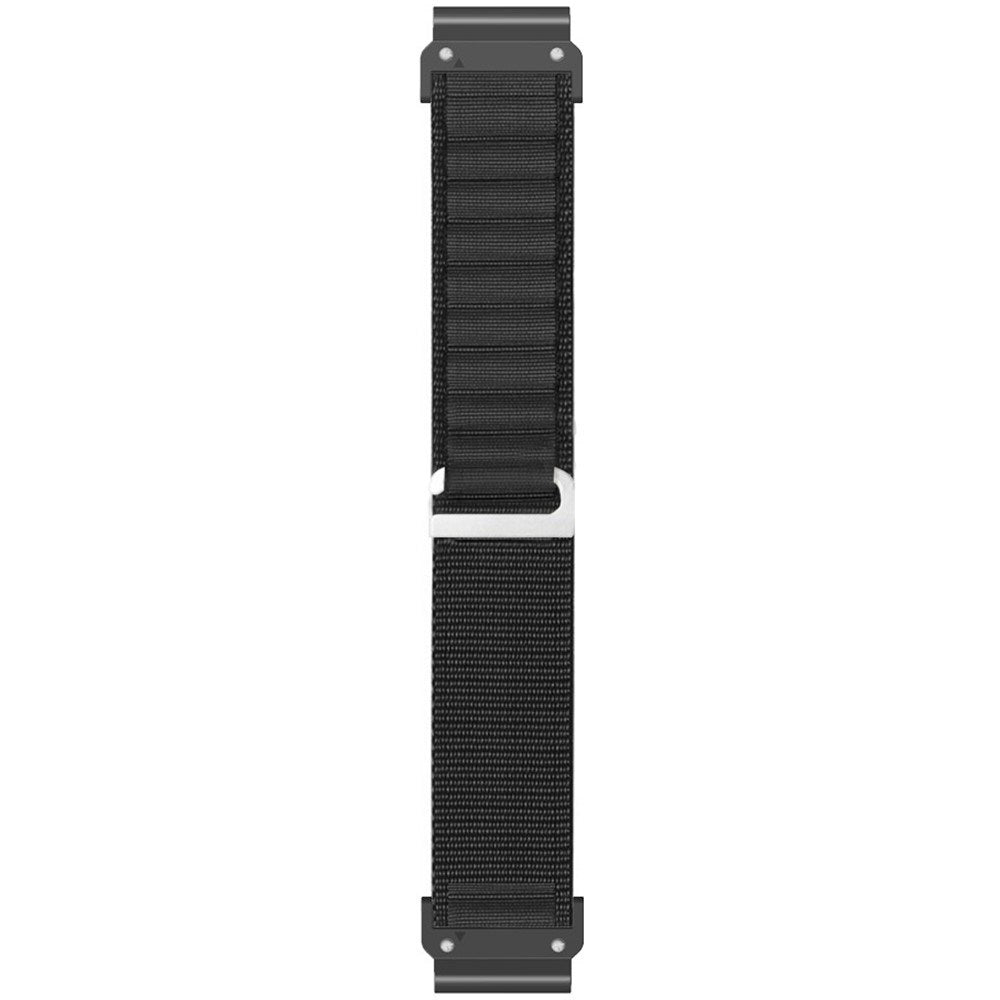 Universal Garmin 22mm QuickFit EIDERWOOD Nylon Rem - Svart