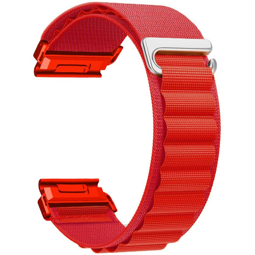 Universal Garmin 22mm QuickFit EIDERWOOD Nylon Rem - Röd