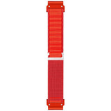 Universal Garmin 22mm QuickFit EIDERWOOD Nylon Rem - Röd