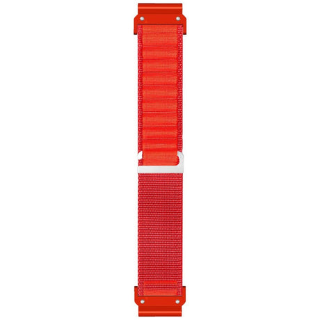 Universal Garmin 22mm QuickFit EIDERWOOD Nylon Rem - Röd