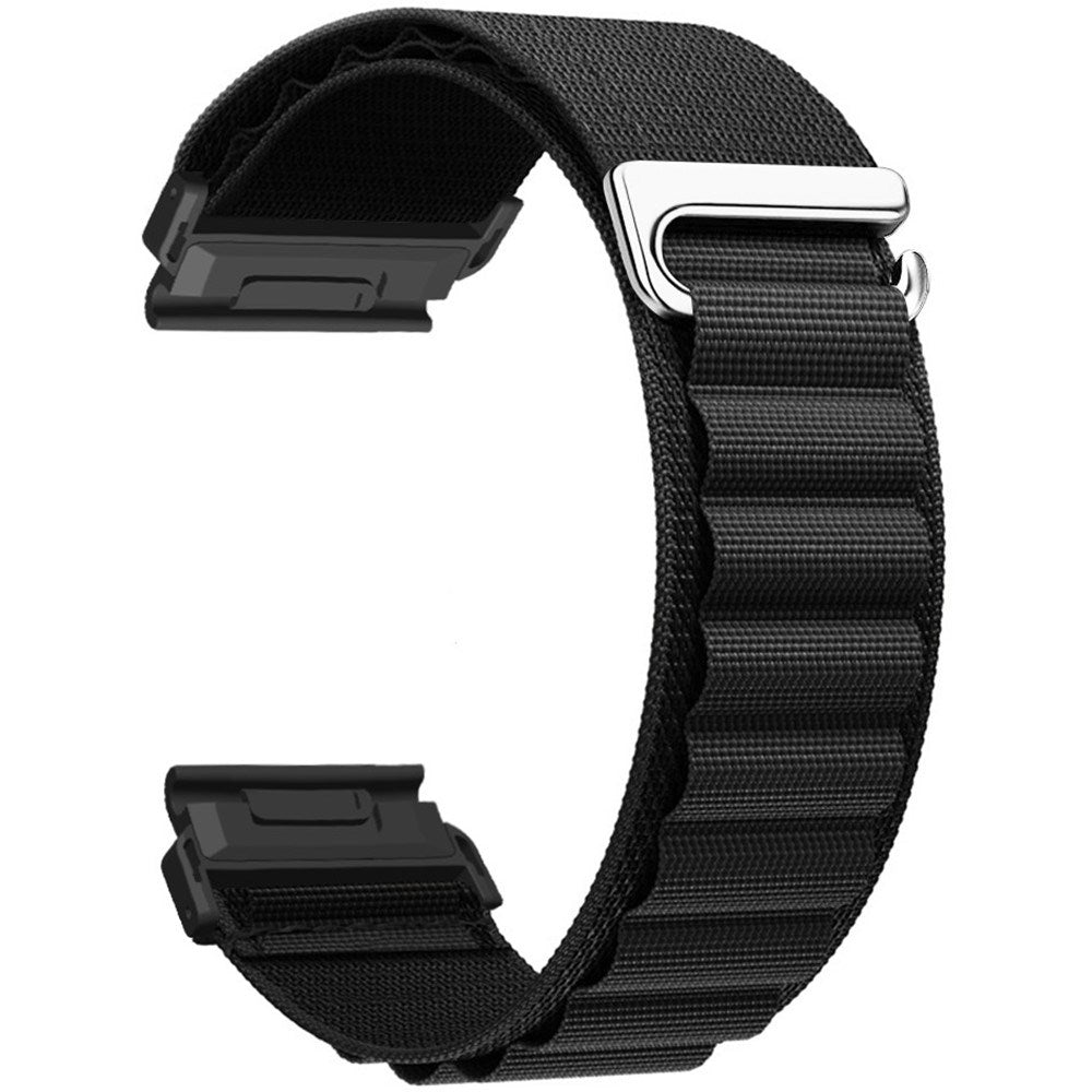 Universal Garmin 26mm Nylon Rem - Svart