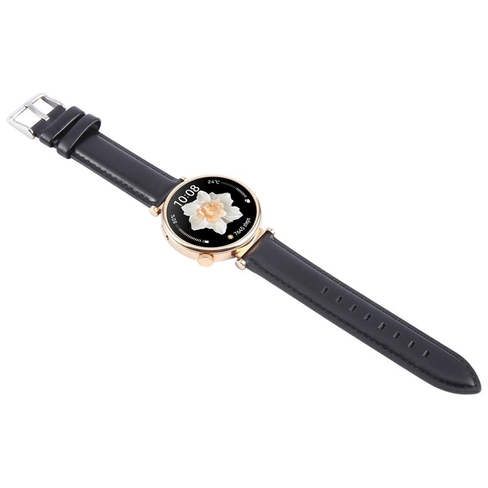 Garmin Lily 2 Active / Lily 2 EIDERWOOD Rem i Äkta Läder - Svart