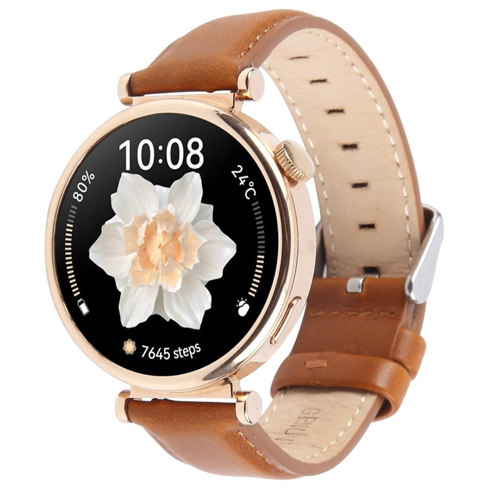 Garmin Lily 2 Active / Lily 2 EIDERWOOD Rem i Äkta Läder - Brun