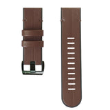 Universal Garmin Strap (26mm QuickFit) läder & silikonrem - brun/Svart