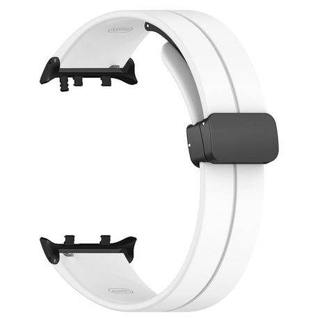 Huawei Watch D2 (48mm) EIDERWOOD Magnetisk Silikon Rem – Vit