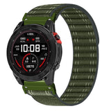 Universal Garmin 22mm QuickFit EIDERWOOD Nylon Loop Klockarmband - Grön