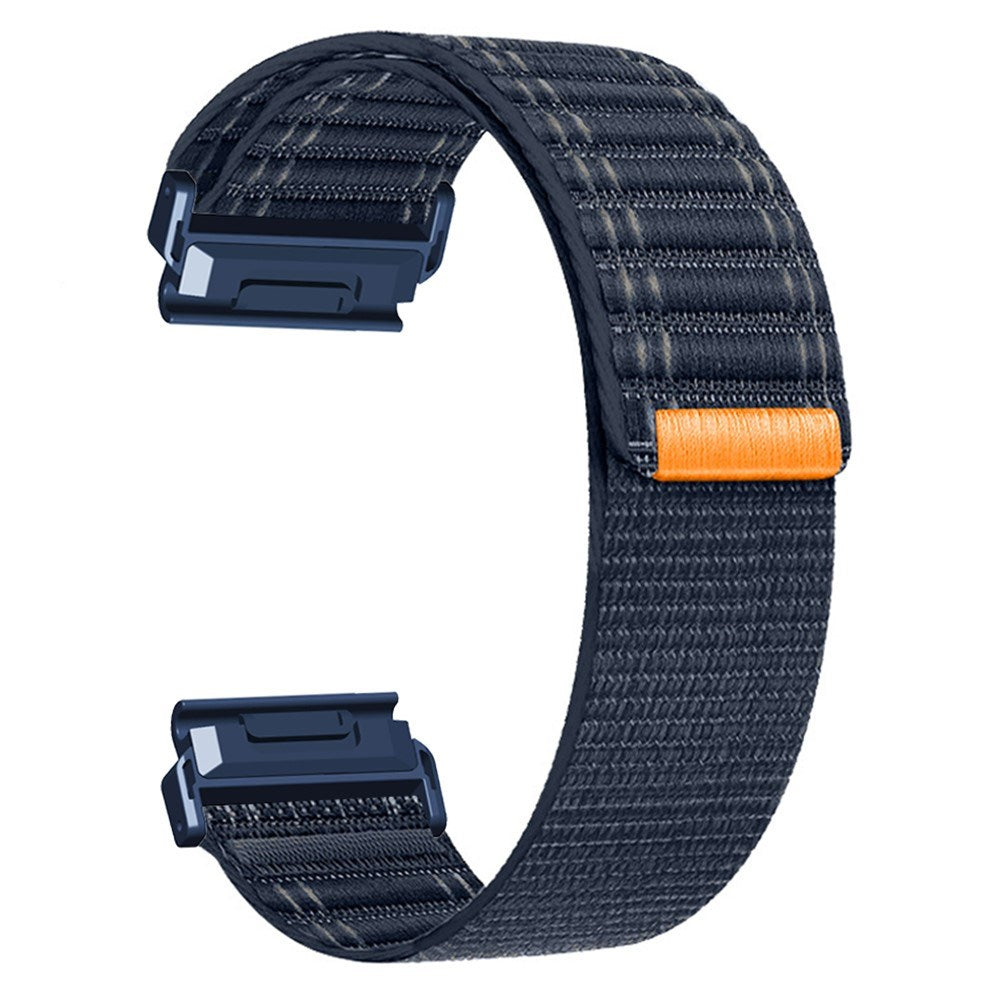 Universal Garmin 22mm QuickFit EIDERWOOD Nylon Loop Klockarmband - Blå