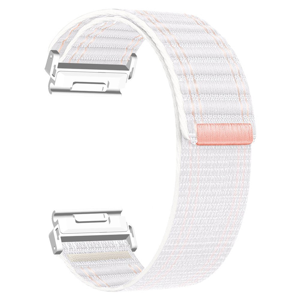 Universal Garmin 22mm QuickFit EIDERWOOD Nylon Loop Klockarmband - Vit