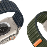 Universal Garmin 22mm QuickFit EIDERWOOD Nylon Loop Klockarmband - Svart