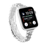 Apple Watch (38/40/SE/41/42mm) Rem Rostfritt Stål - Silver