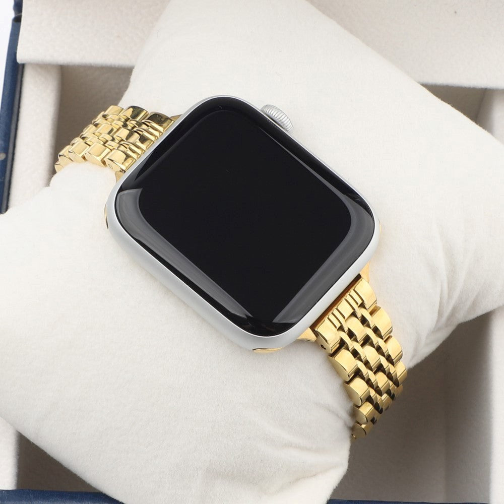 Apple Watch (38/40/SE/41/42mm) Rem Rostfritt Stål - Guld