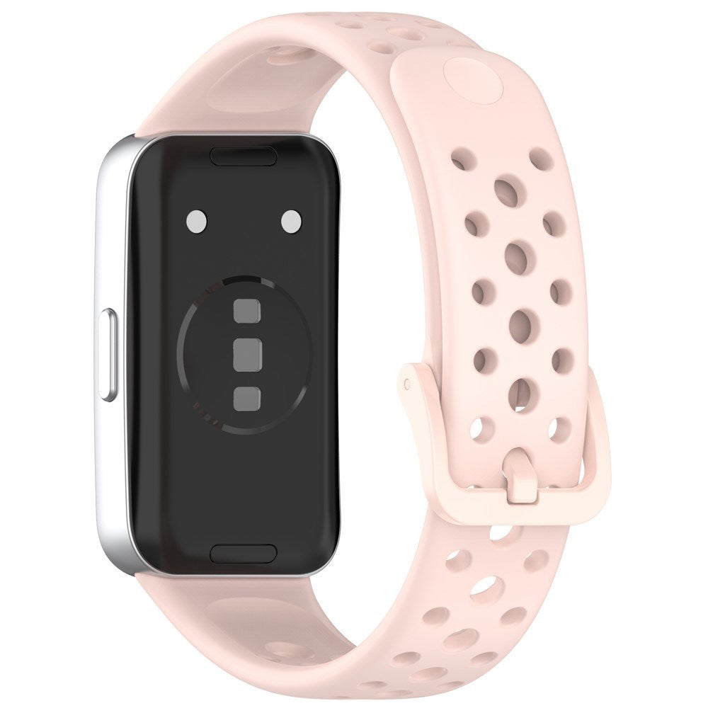 Huawei Band 10 / 9 / 8 EIDERWOOD Silikon Rem – Rosa