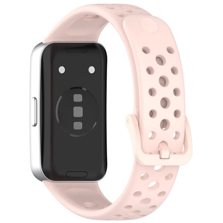 Huawei Band 10 / 9 / 8 EIDERWOOD Silikon Rem – Rosa