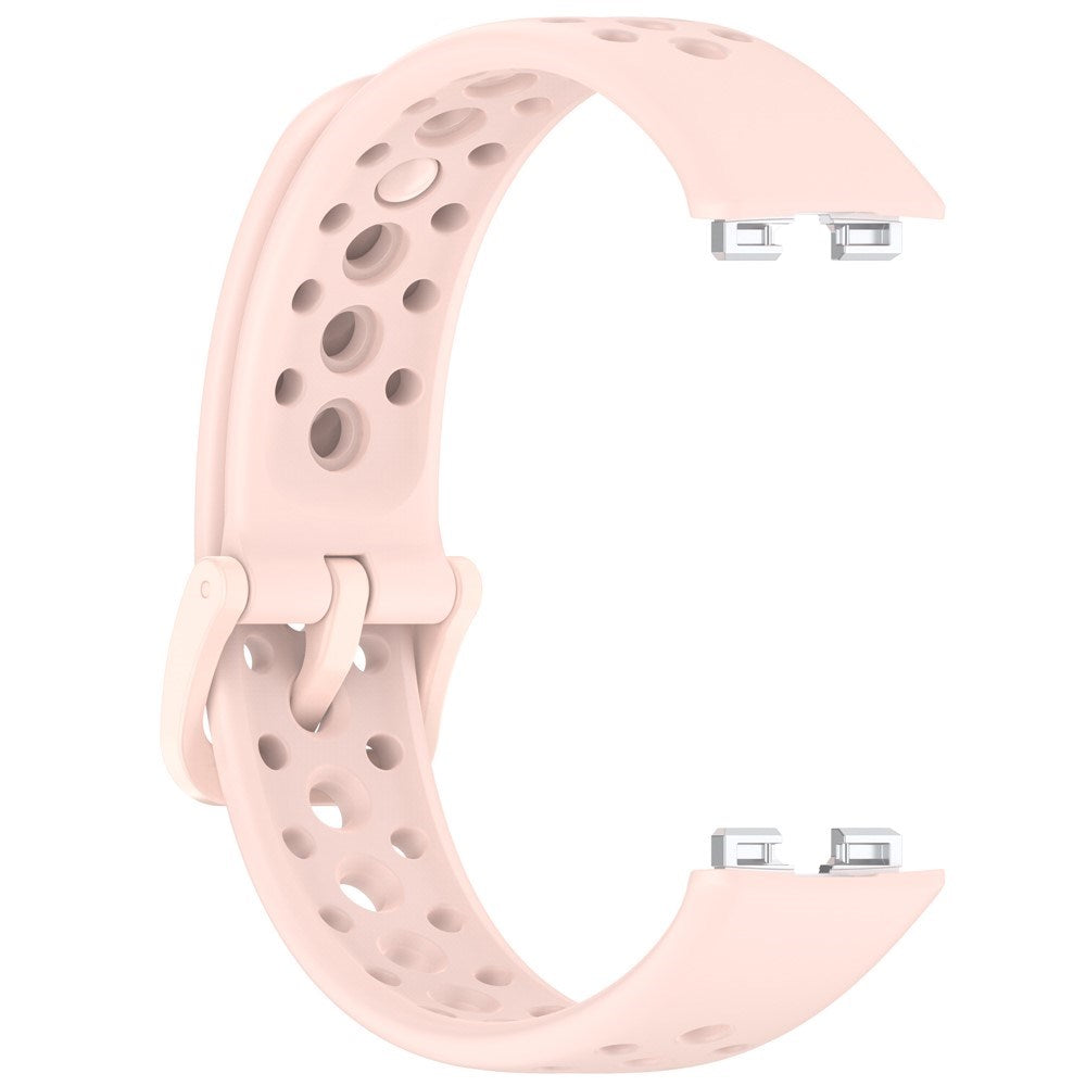 Huawei Band 10 / 9 / 8 EIDERWOOD Silikon Rem – Rosa