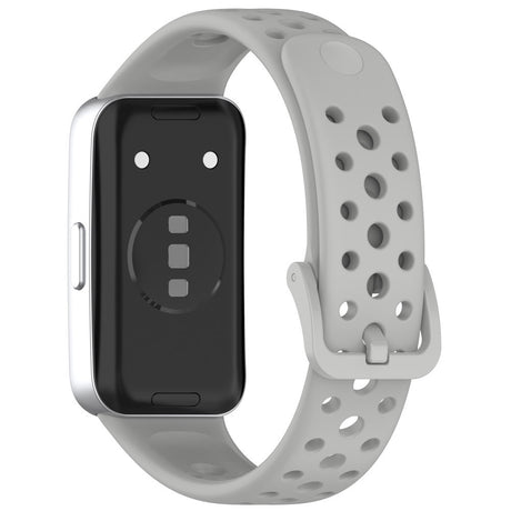 Huawei Band 10 / 9 / 8 EIDERWOOD Silikon Rem – Grå