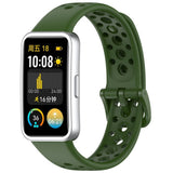 Huawei Band 10 / 9 / 8 EIDERWOOD Silikon Rem – Grön