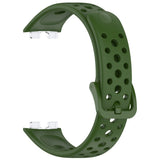 Huawei Band 10 / 9 / 8 EIDERWOOD Silikon Rem – Grön