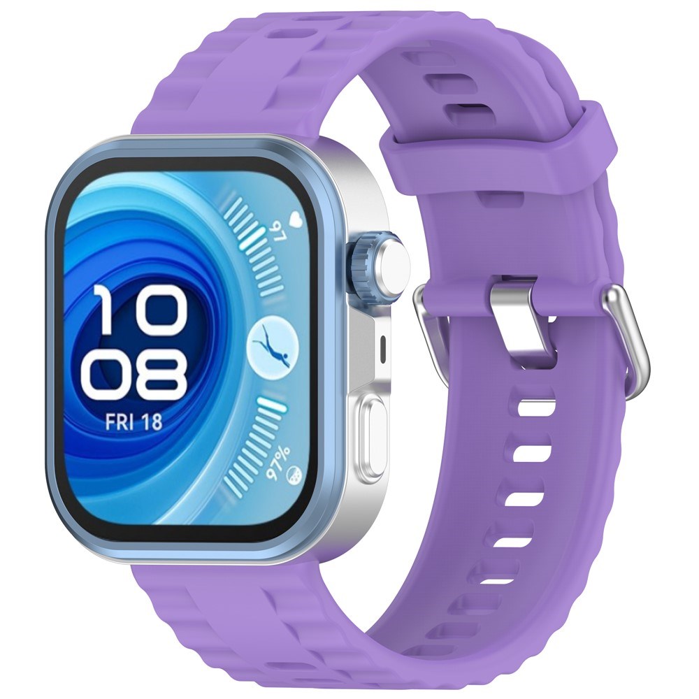 Huawei Watch Fit 5 Pro / 5 / 4 Pro / 4 / 3 EIDERWOOD Silikon Armband - Lila