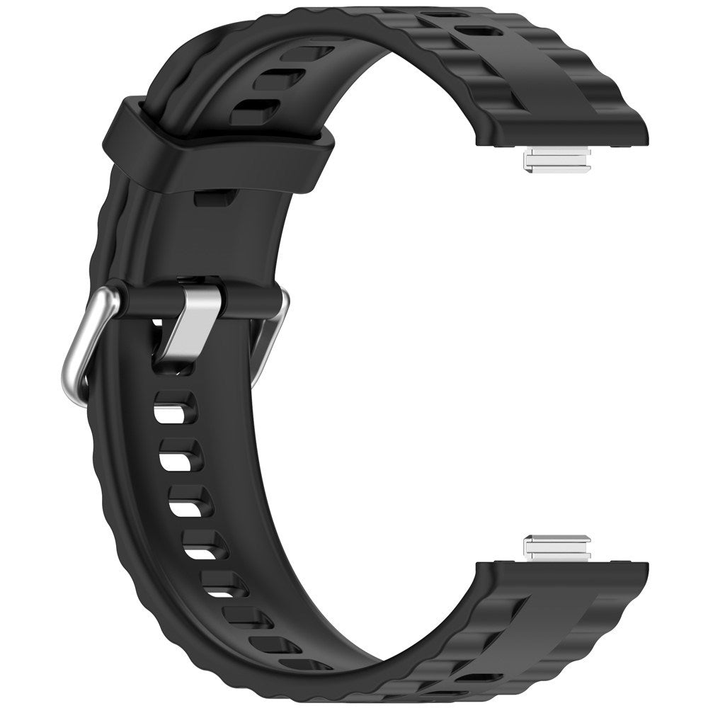 Huawei Watch Fit 5 Pro / 5 / 4 Pro / 4 / 3 EIDERWOOD Silikon Armband - Svart