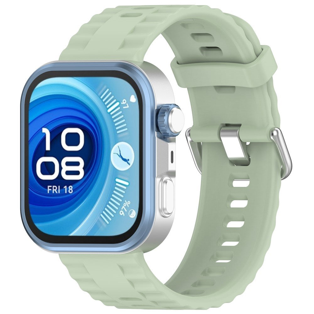 Huawei Watch Fit 5 Pro / 5 / 4 Pro / 4 / 3 EIDERWOOD Silikon Armband - Ljusgrön