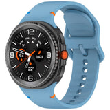 EIDERWOOD Samsung Galaxy Watch 8 / 8 Classic (40 / 44 / 46mm) Silikon Rem m. Söm - Blue