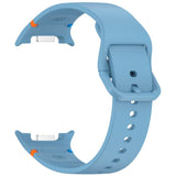 EIDERWOOD Samsung Galaxy Watch 8 / 8 Classic (40 / 44 / 46mm) Silikon Rem m. Söm - Blue