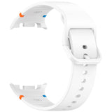 EIDERWOOD Samsung Galaxy Watch 8 / 8 Classic (40 / 44 / 46mm) Silikon Rem m. Söm - White