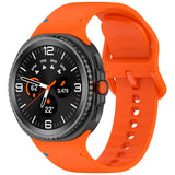 EIDERWOOD Samsung Galaxy Watch 8 / 8 Classic (40 / 44 / 46mm) Silikon Rem m. Söm - Orange