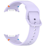 EIDERWOOD Samsung Galaxy Watch 8 / 8 Classic (40 / 44 / 46mm) Silikon Rem m. Söm - Purple
