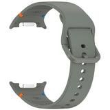 EIDERWOOD Samsung Galaxy Watch 8 / 8 Classic (40 / 44 / 46mm) Silikon Rem m. Söm - Army Green