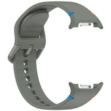 EIDERWOOD Samsung Galaxy Watch 8 / 8 Classic (40 / 44 / 46mm) Silikon Rem m. Söm - Army Green