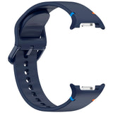 EIDERWOOD Samsung Galaxy Watch 8 / 8 Classic (40 / 44 / 46mm) Silikon Rem m. Söm - Midnight Blue