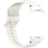 EIDERWOOD Samsung Galaxy Watch 8 / 8 Classic (40 / 44 / 46mm) Silikon Rem m. Söm - Starlight